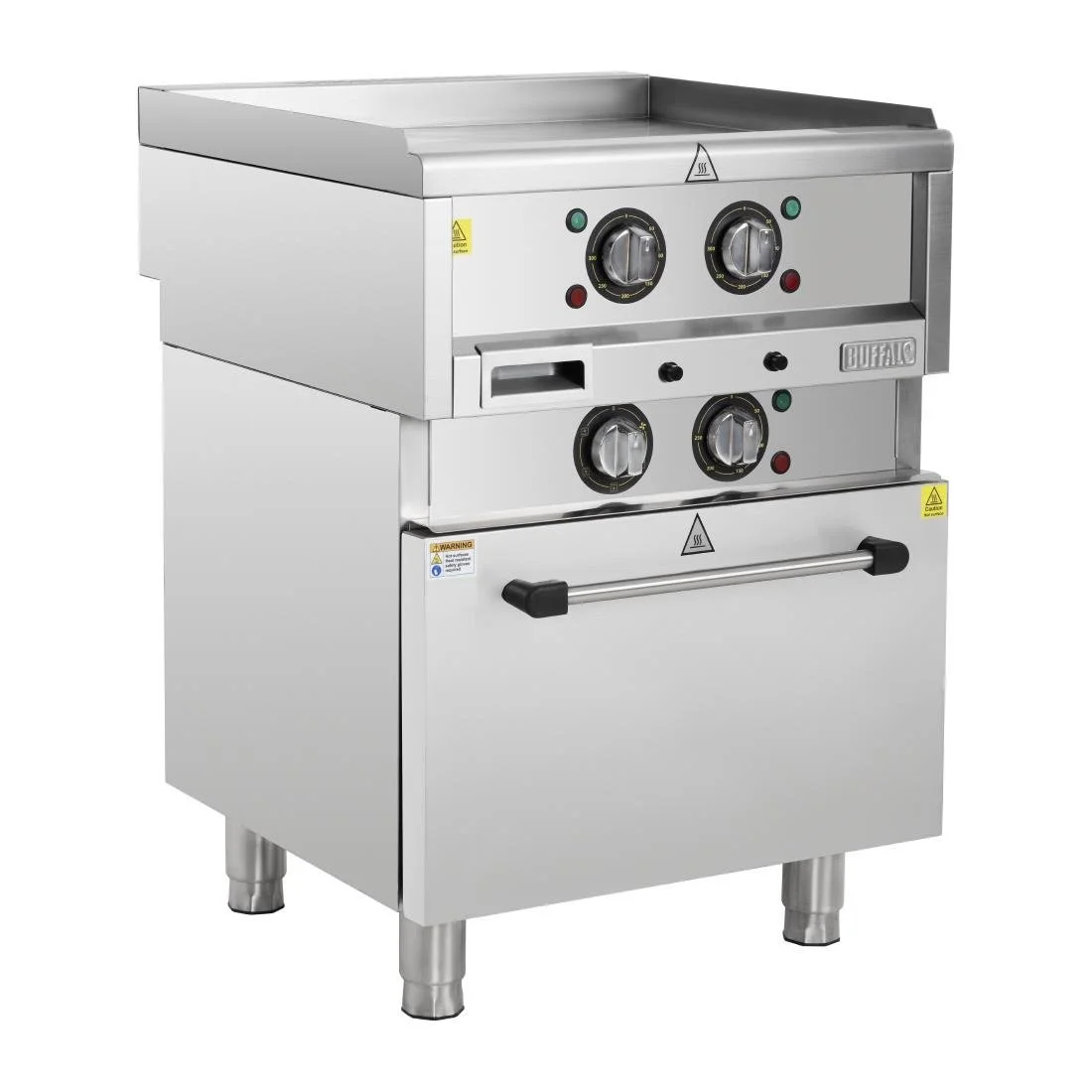 Buffalo 600 Series Freestanding Electric Griddle with Convection Oven - Image 1