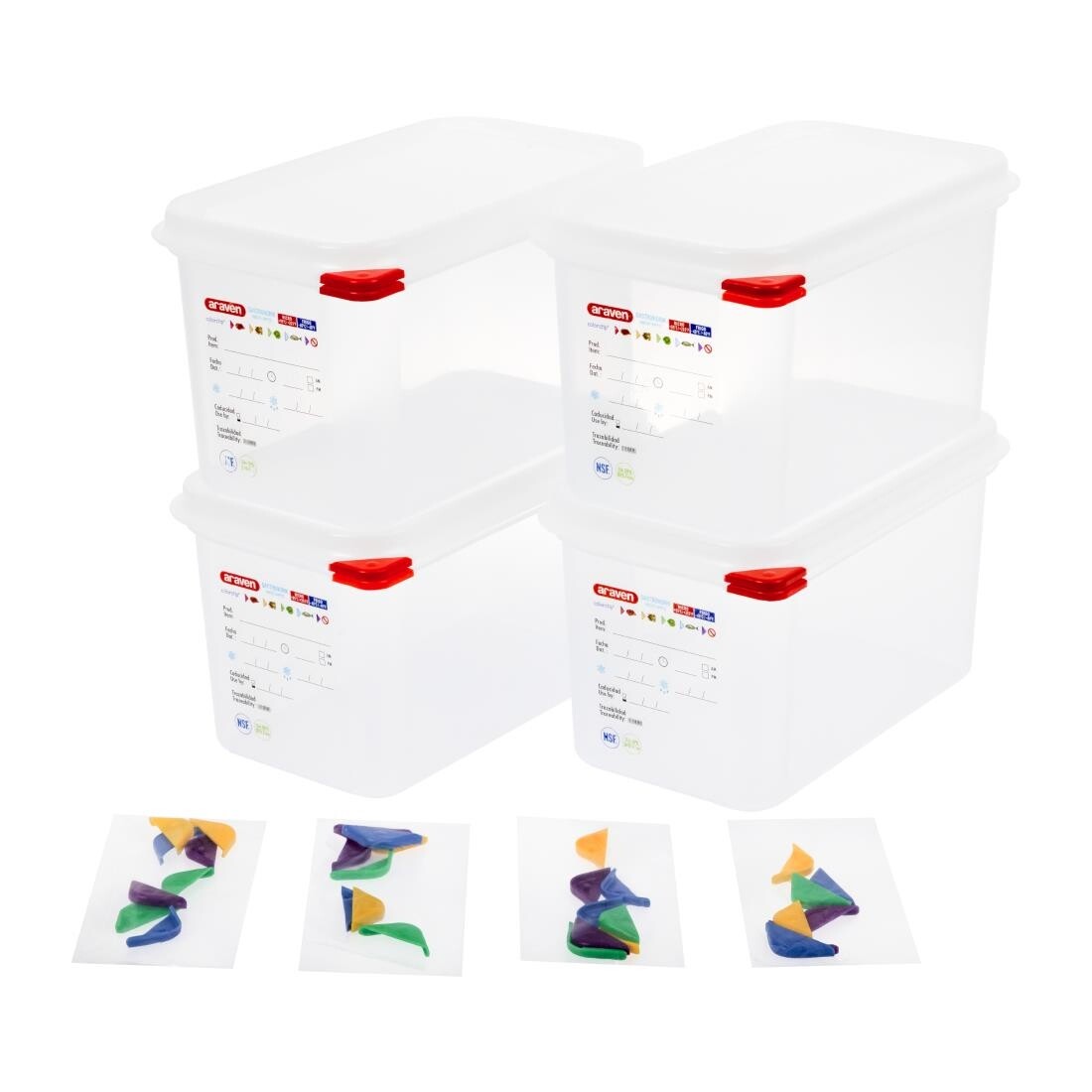 Araven 1/4 GN Food Container 4.3Ltr