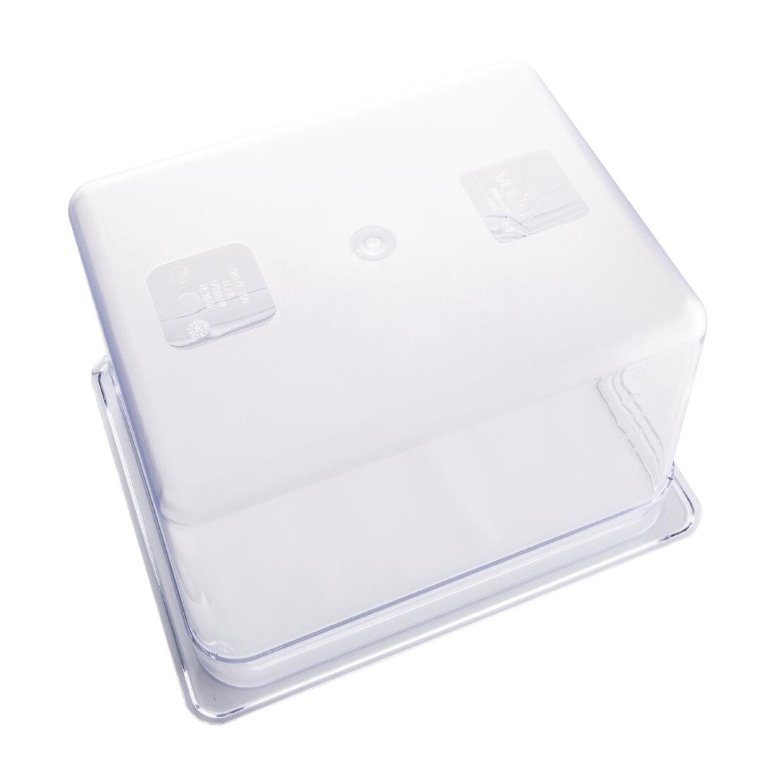 Vogue Polycarbonate 1/2 Gastronorm Container 200mm Clear
