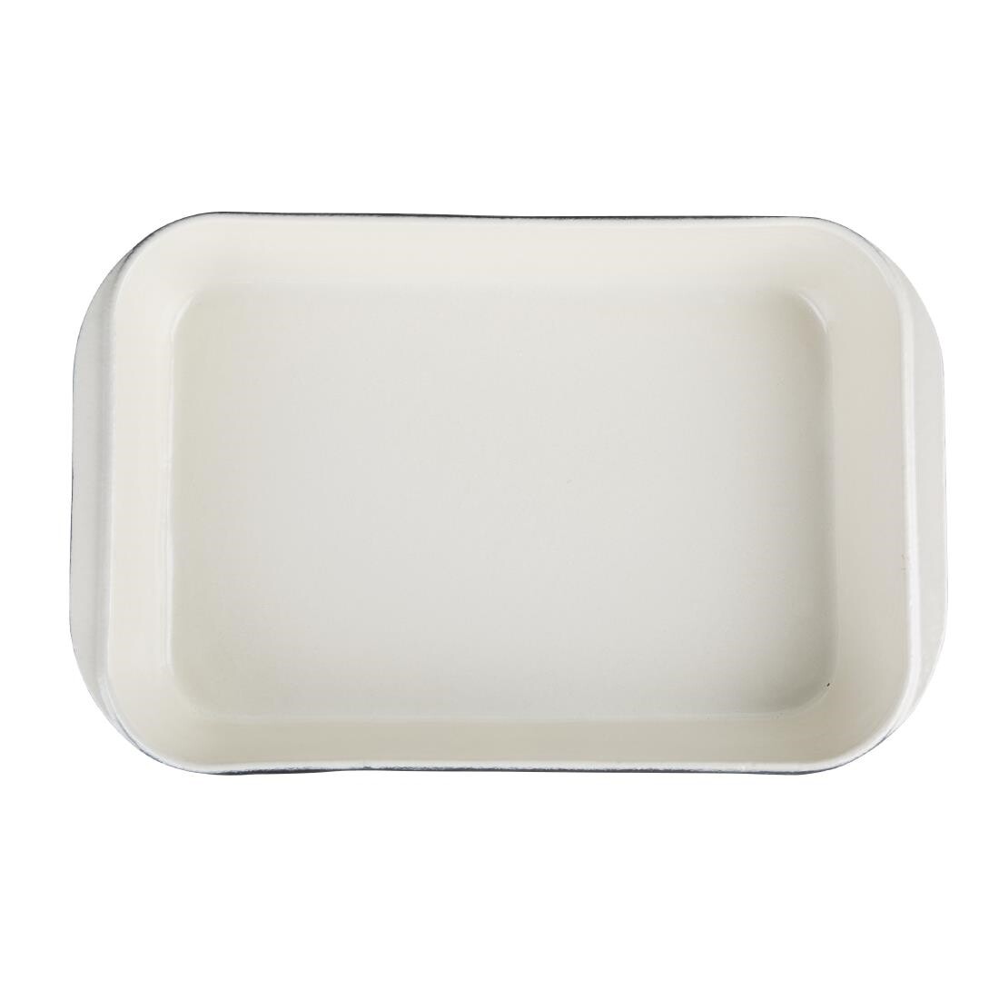 Vogue Black Cast Iron Roasting Dish Large