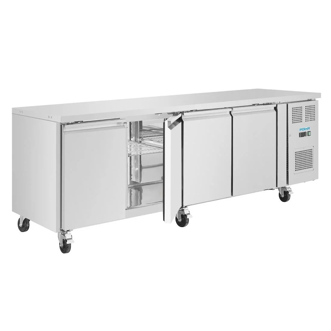 Polar U-Series Four Door Counter Fridge 553Ltr - Image 10