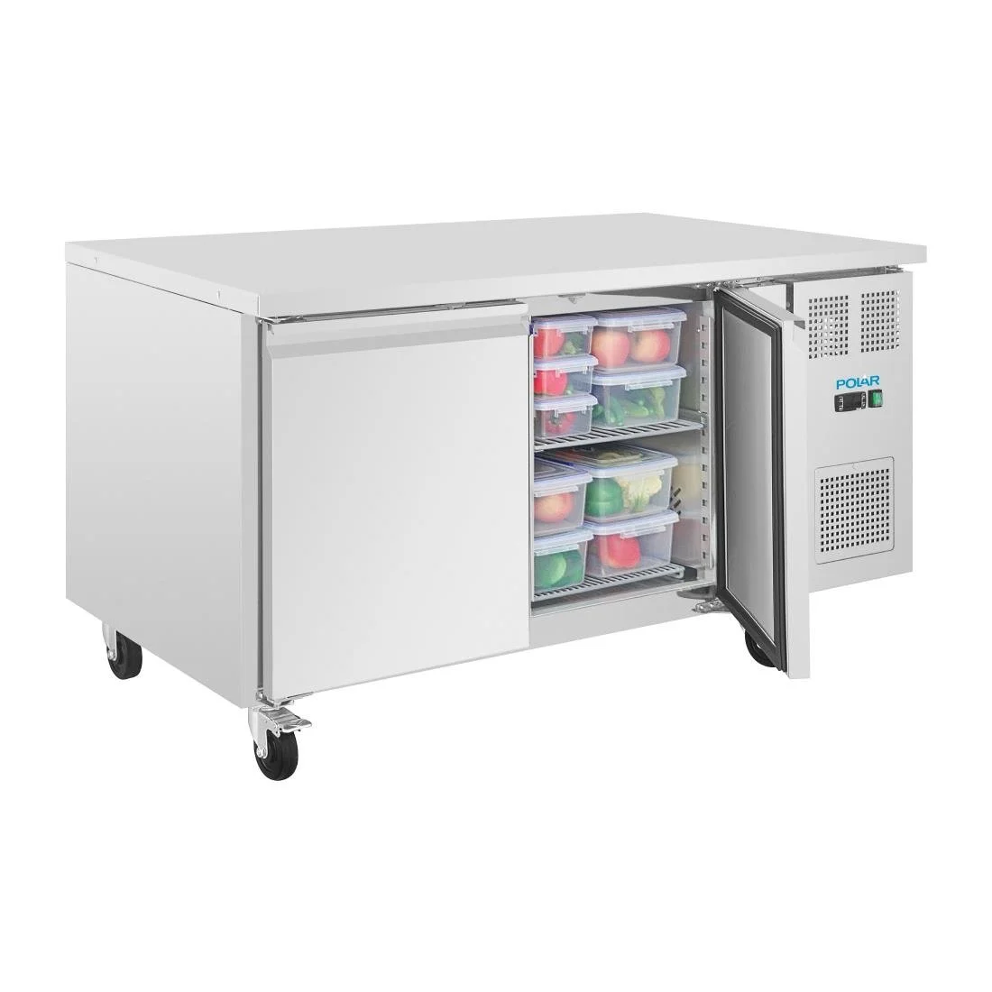Polar U-Series Double Door Patisserie Counter 427Ltr - Image 6