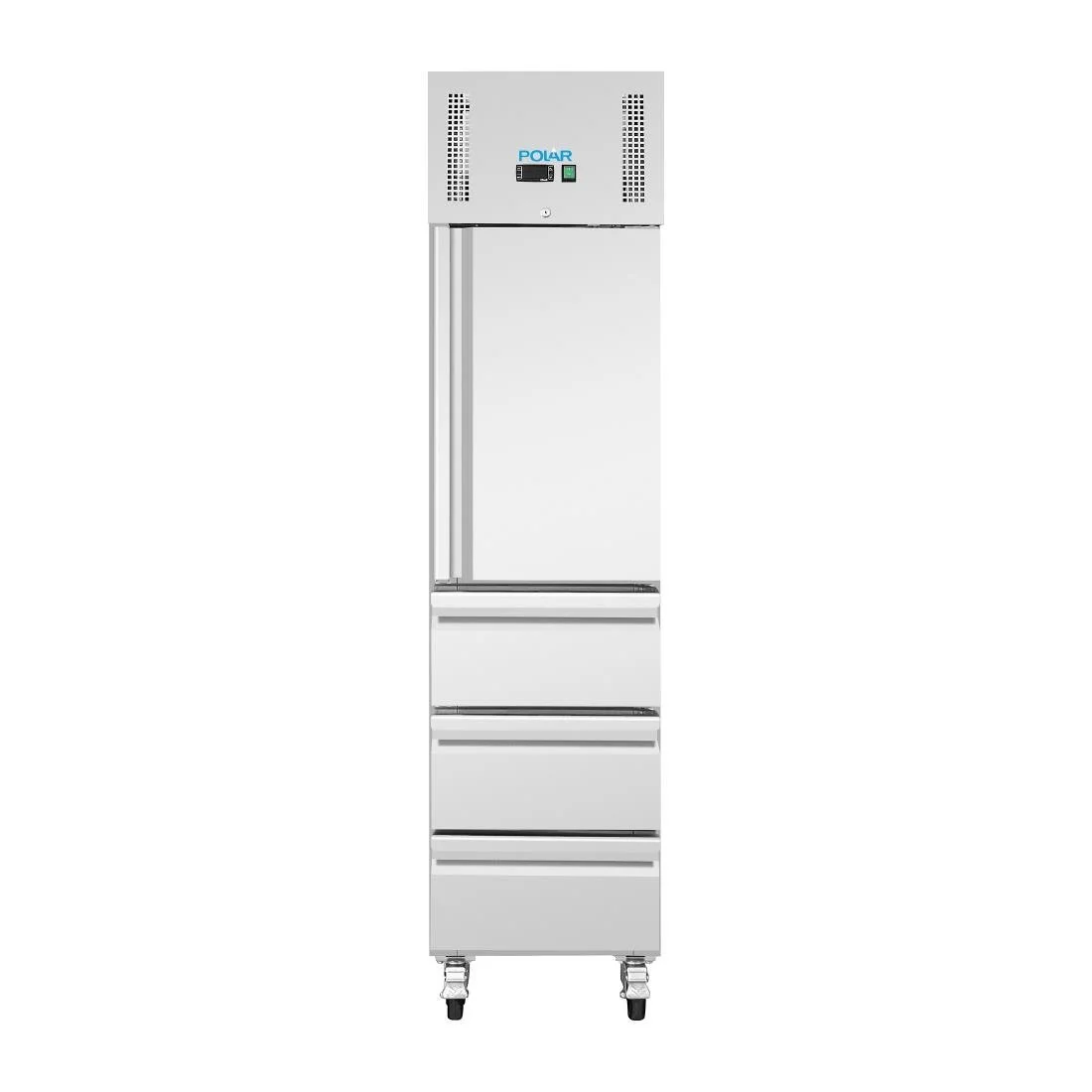 Polar G-Series Single Door & 3 Drawer Slimline GN Cabinet Refrigerator - Image 2