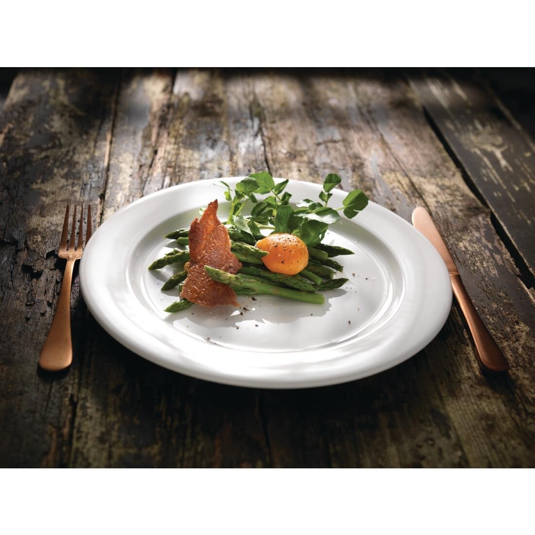 Steelite Monaco White Vogue Plates 255mm