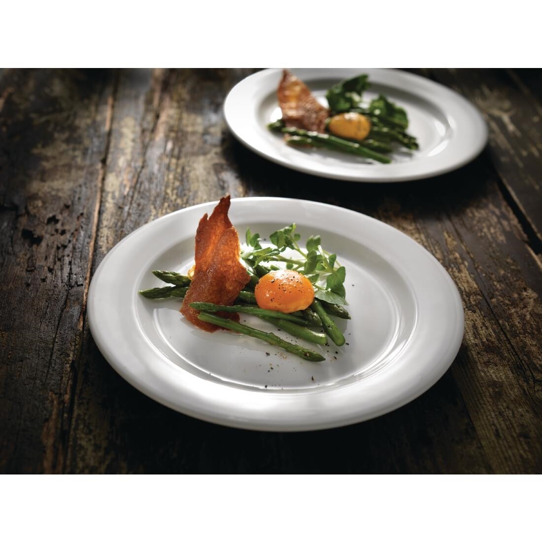 Steelite Monaco White Vogue Plates 255mm