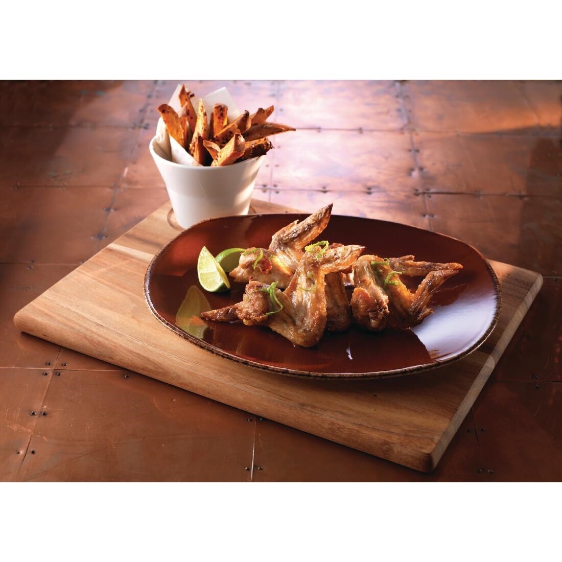 Steelite Terramesa Mocha Spice Plates 202mm