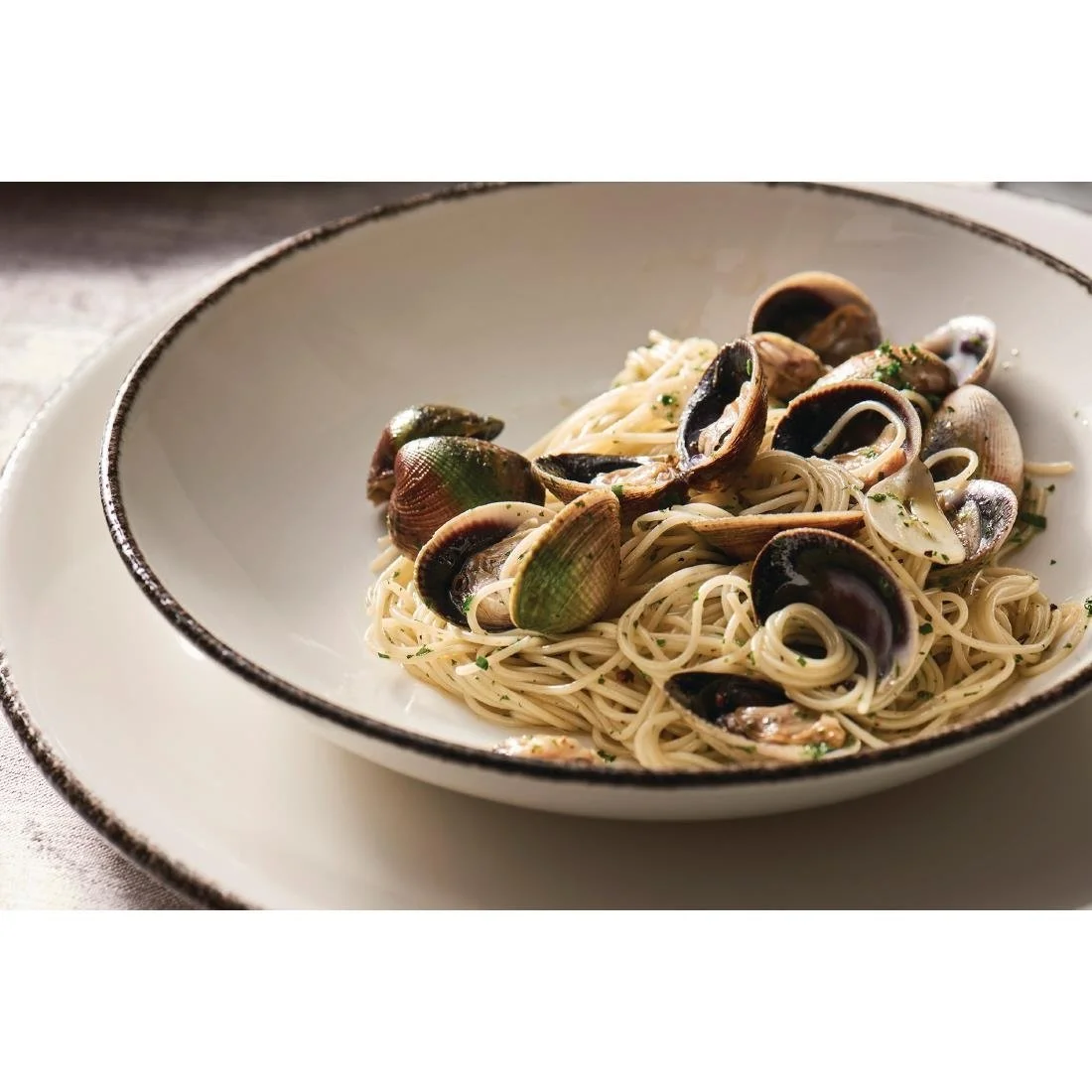 Steelite Charcoal Dapple Coupe Bowls 205mm (24 Pack) - Image 5