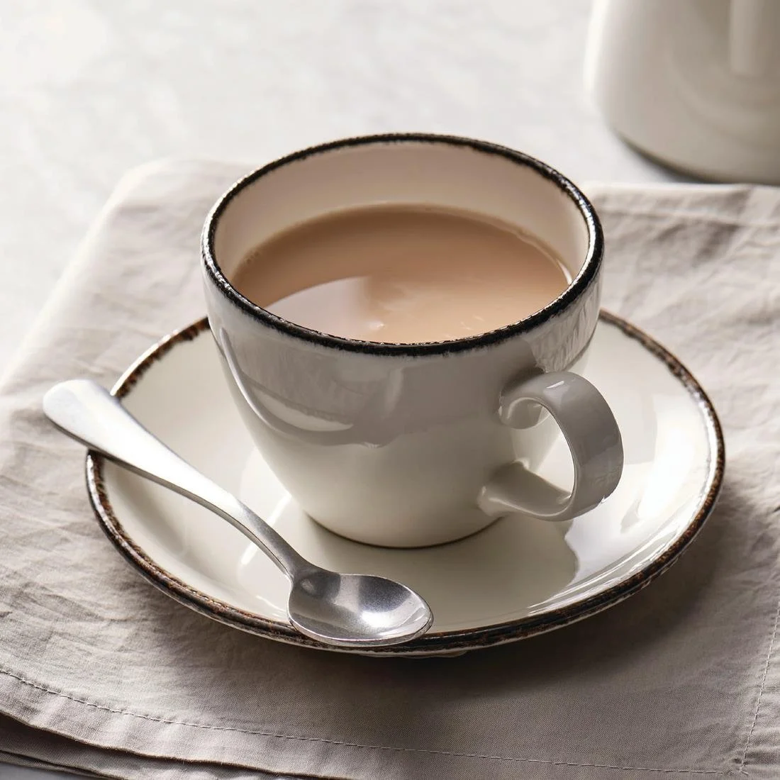 Steelite Charcoal Dapple Saucers 150mm (36 Pack) - Image 2