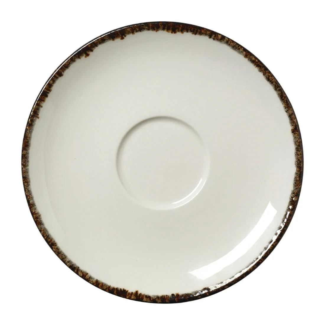 Steelite Charcoal Dapple Saucers 150mm (36 Pack) - Image 1