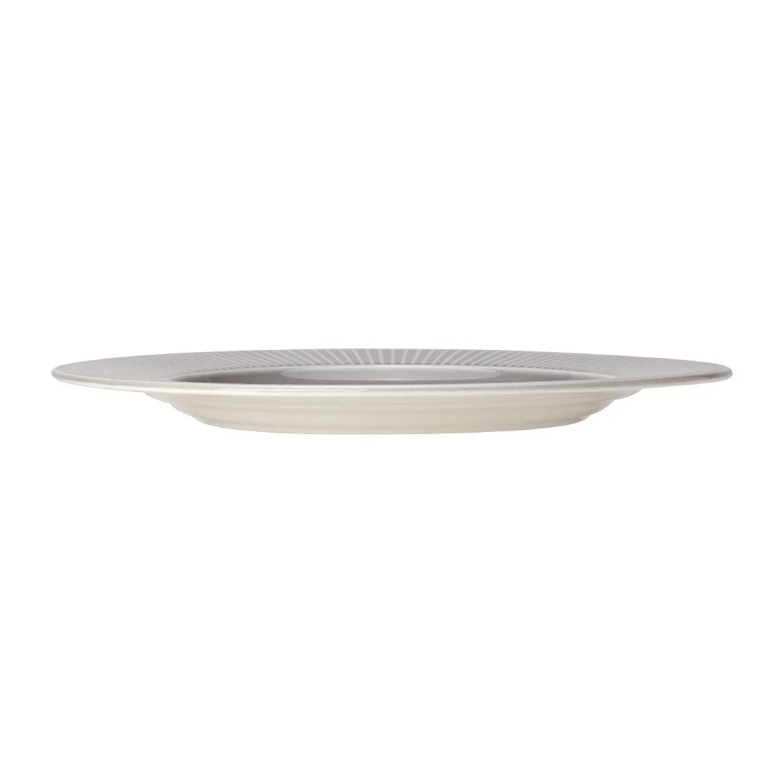 Steelite Willow Mist Gourmet Plates Large Well Grey 285mm (6 Pack) - Image 2