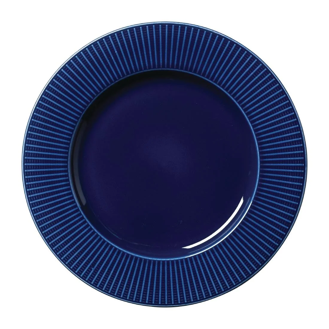 Steelite Willow Azure Gourmet Plates Large Well Blue 285mm (6 Pack) - Image 1