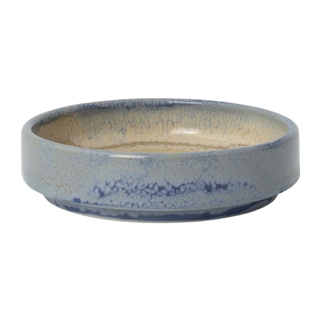 Steelite Aurora Revolution Bluestone Round Stacking Trays 100mm (12 Pack) - Image 1