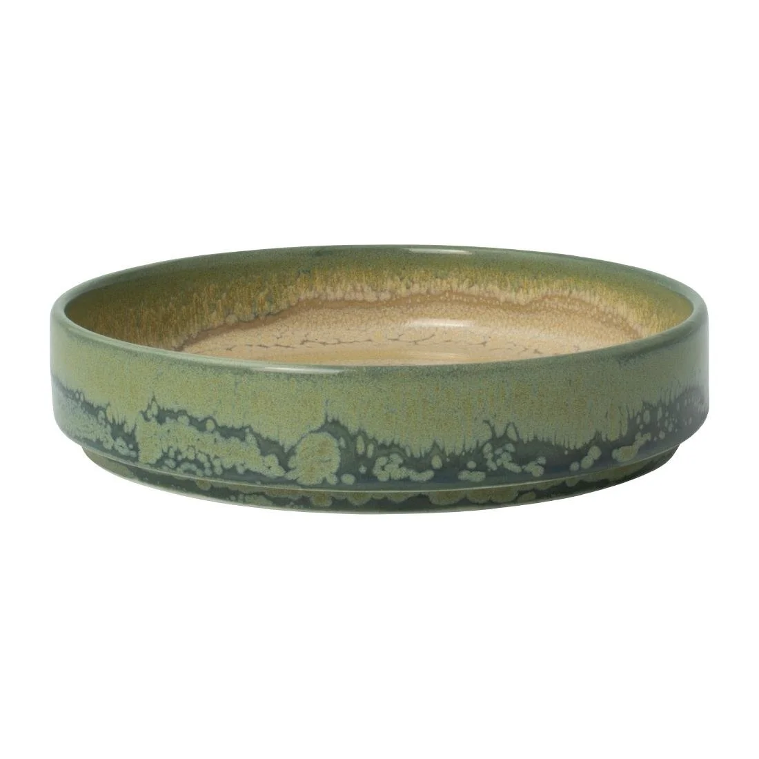 Steelite Aurora Revolution Jade Round Stacking Trays 135mm (12 Pack) - Image 1