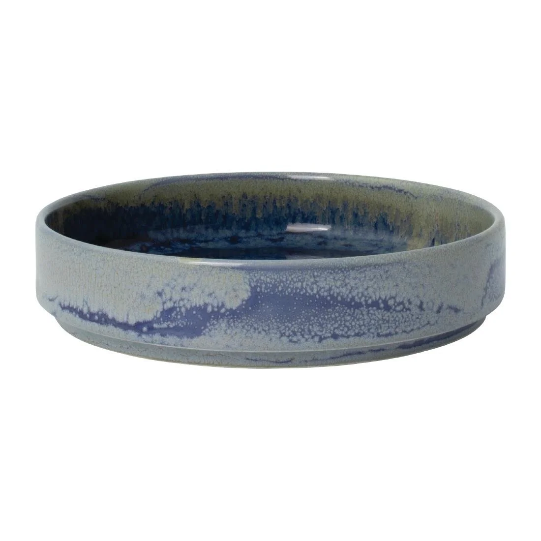 Steelite Aurora Vesuvius Round Stacking Trays Lapis 135mm (12 Pack) - Image 1