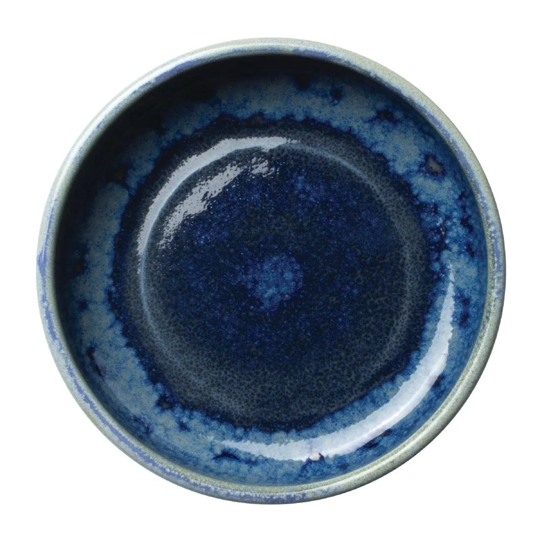 Steelite Aurora Vesuvius Round Stacking Trays Lapis 100mm (12 Pack) - Image 4