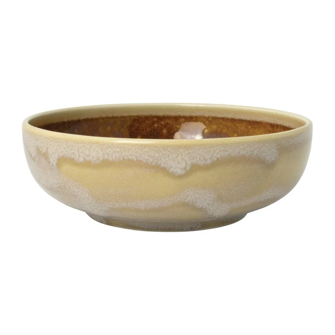 Steelite Aurora Vesuvius Amber Bowls 175mm (12 Pack) - Image 1
