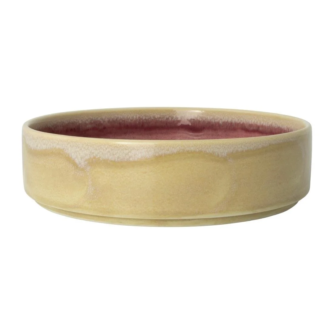 Steelite Aurora Vesuvius Rose Quartz Trays Round 203mm (12 Pack) - Image 1