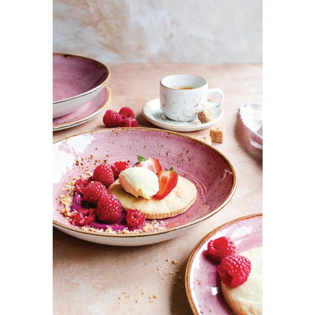 Steelite Craft Raspberry Bowls Coupe 215mm (12 Pack) - Image 2