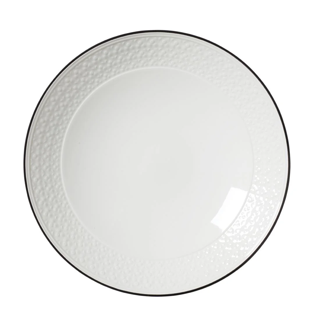 Steelite Bead Black Band Coupe Bowls 252mm (12 Pack) - Image 1