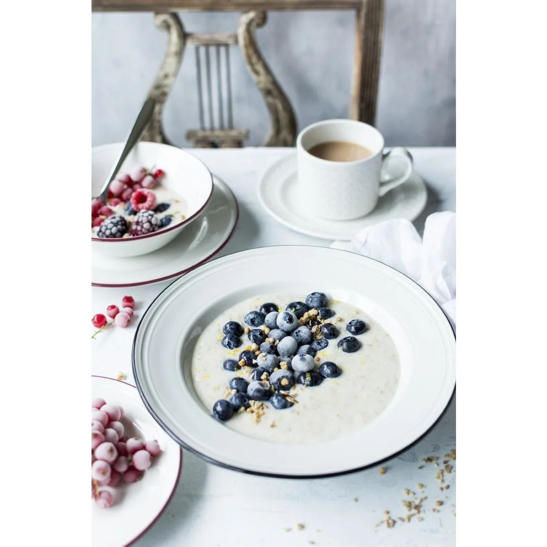 Steelite Bead Black Band Coupe Bowls 252mm (12 Pack) - Image 3