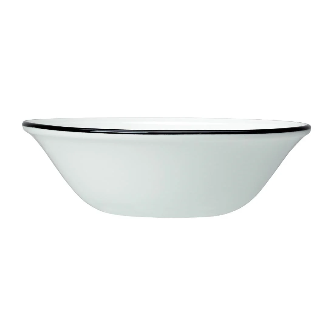 Steelite Bead Black Band Oatmeal Bowls 165mm (12 Pack) - Image 2