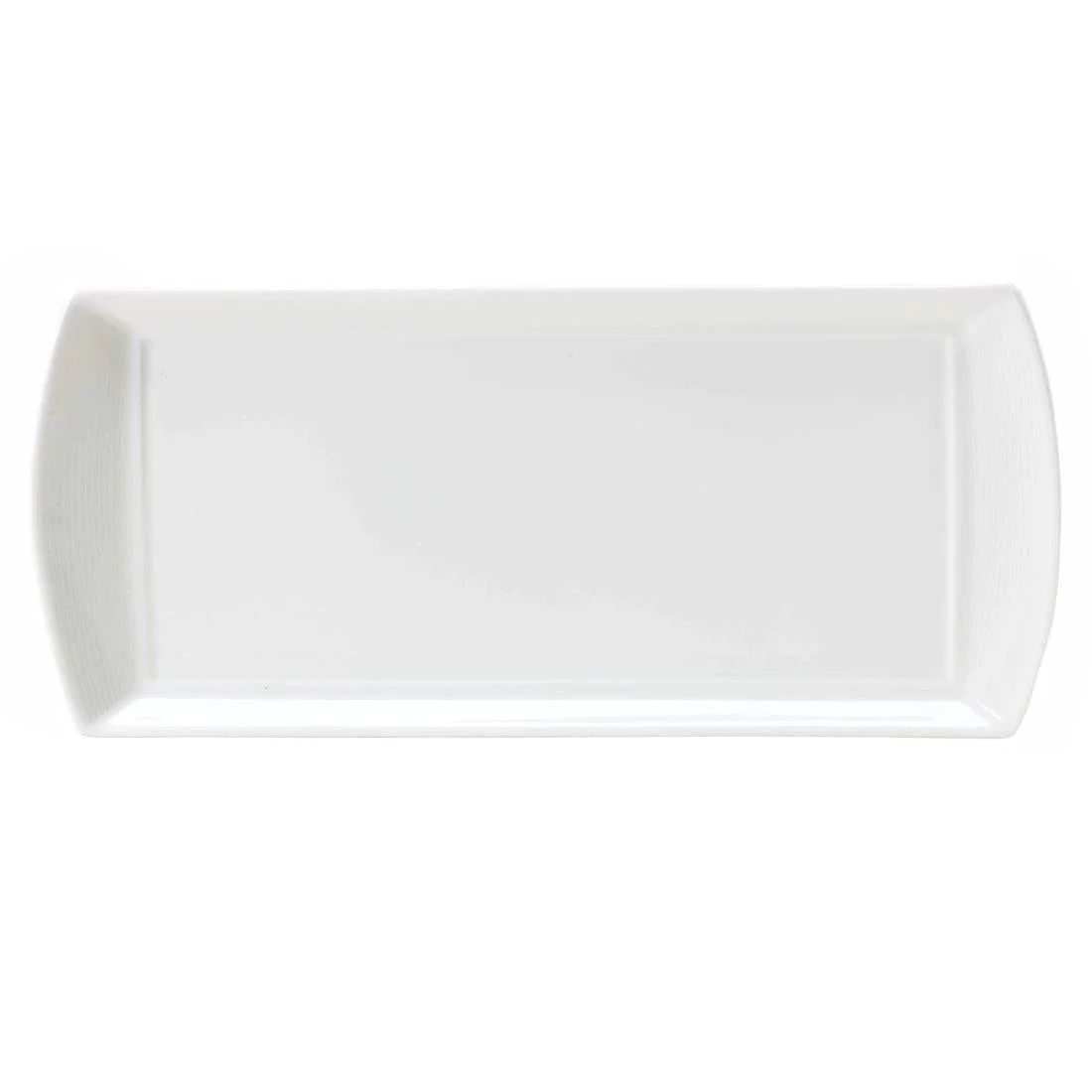 William Edwards Spiro Rectangular Trays White 340x150mm (12 Pack)