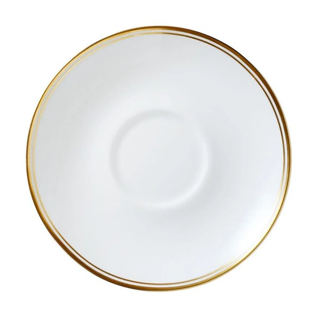 William Edwards Burnished Gold Coupe Tea for One Saucers 145mm (12 Pack)