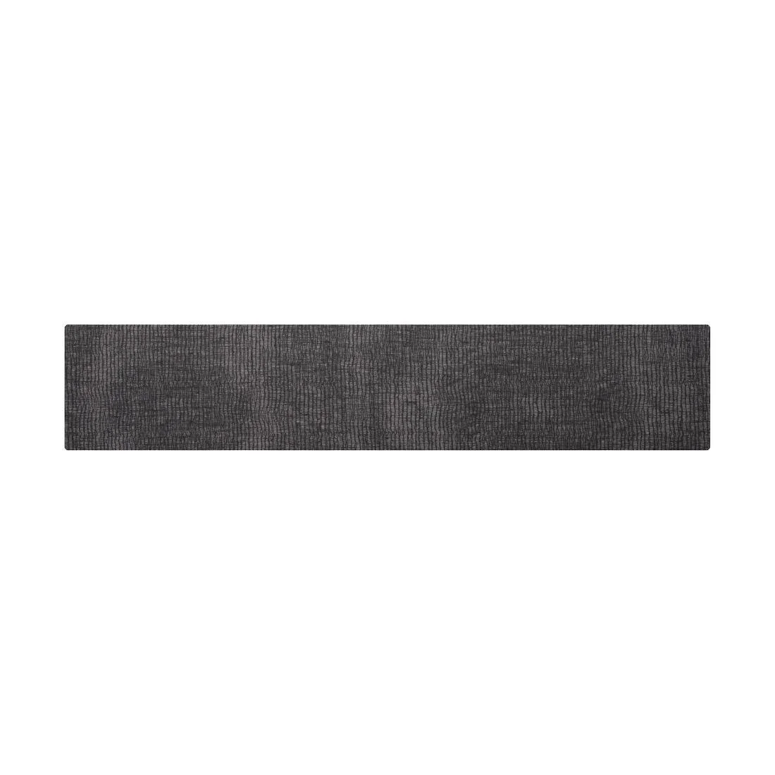 Steelite Modern Twist Silicone Table Runner Black 356x180mm (3 Pack) - Image 1