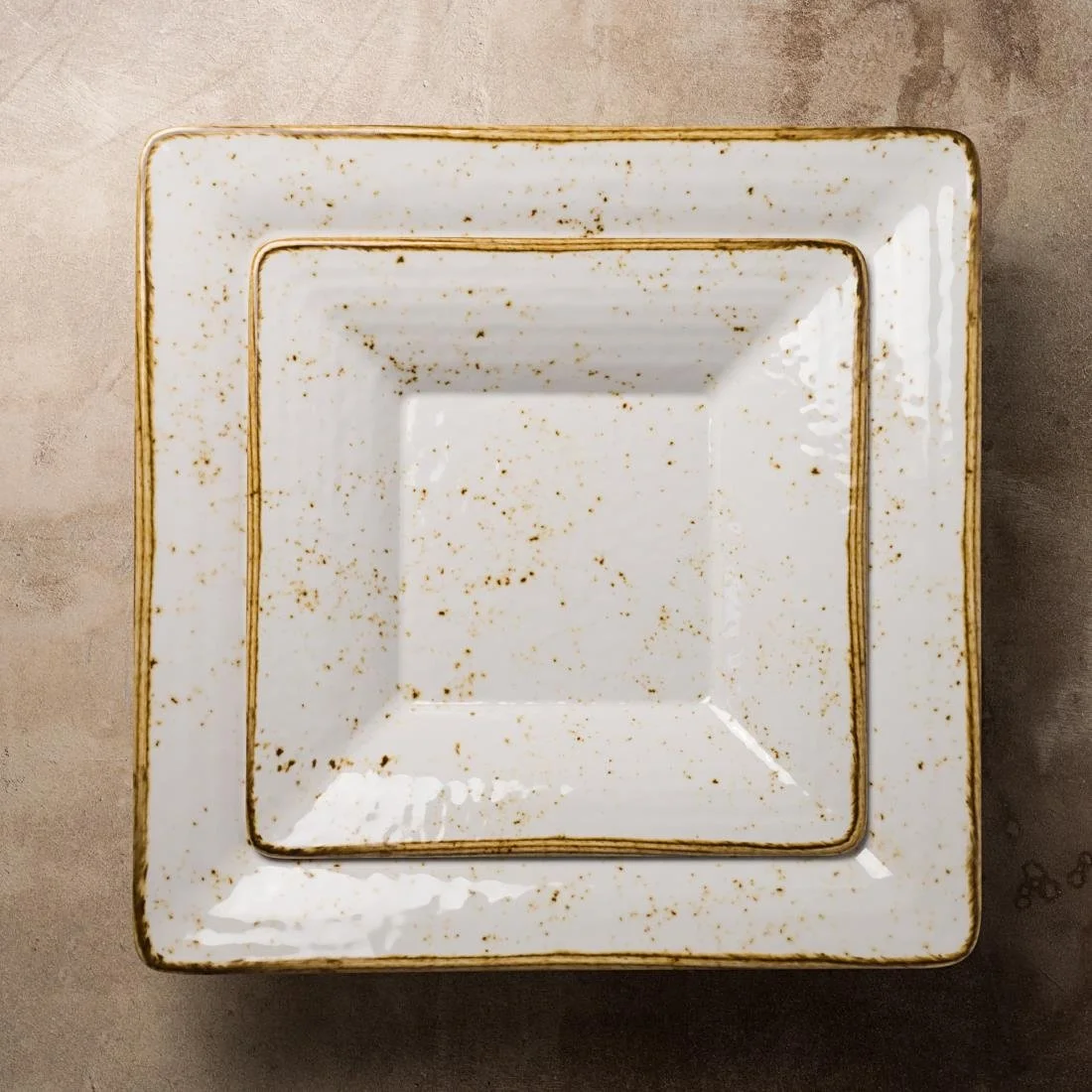 Steelite Craft White Buffet Square Pebble Bowls 381mm (3 Pack) - Image 3