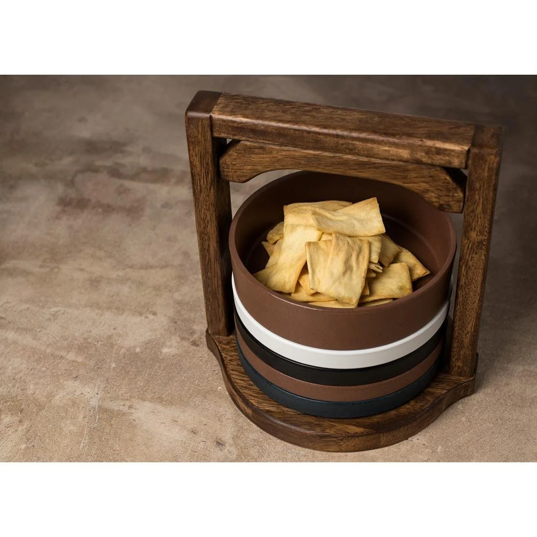 Steelite Cali Redwood Stack Bowls 159mm Dia 48mm H 590ml(6 Pack) (Direct) - Image 3