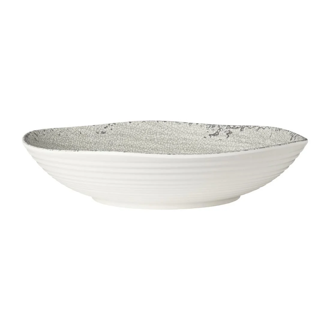 Steelite Pompeii Stone Large Shallow Round Bowls 359x 67mm (4 Pack) - Image 1