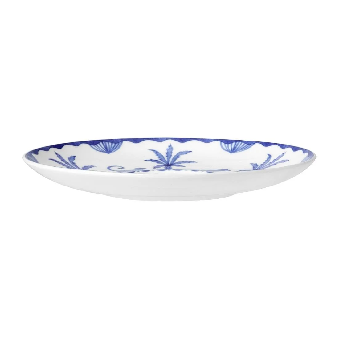 William Edwards Sultan's Garden Blue Tea for One Saucers (12 Pack) - Image 2