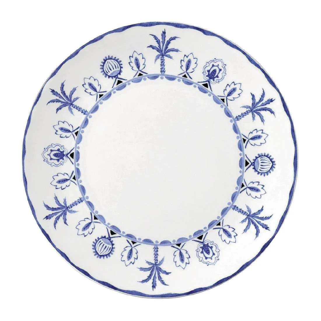 William Edwards Sultan's Garden Blue Plates Coupe 270mm (12 Pack) - Image 1