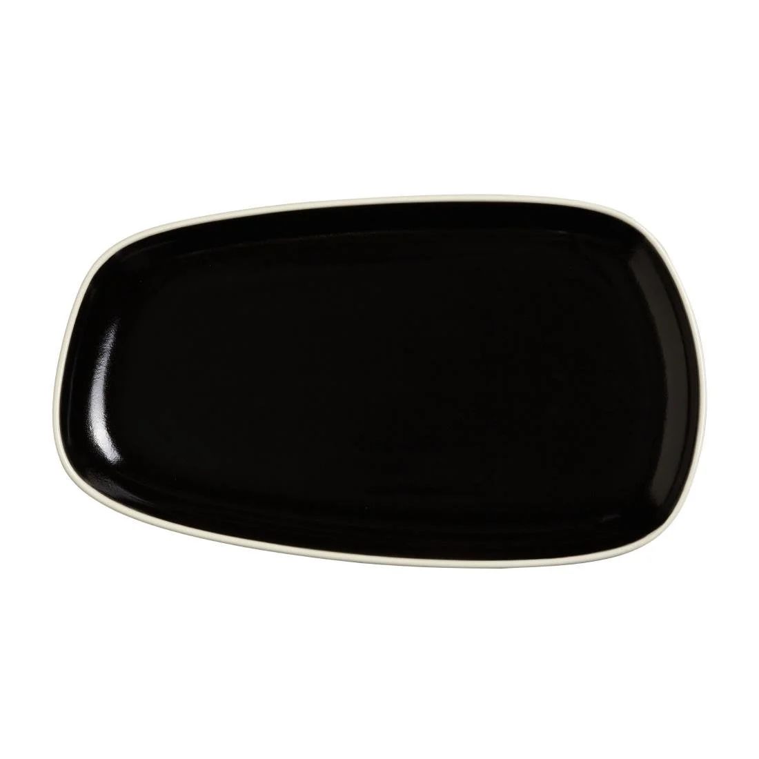 Steelite Nyx Nordic Platters Black 338mm (6 Pack) - Image 1