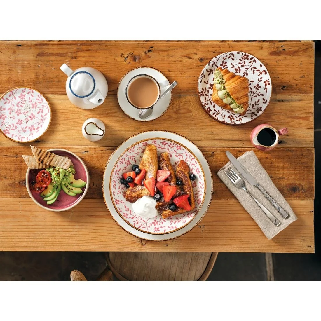 Steelite Performance Flora Coupe Plates Brown 280mm (12 Pack) - Image 4