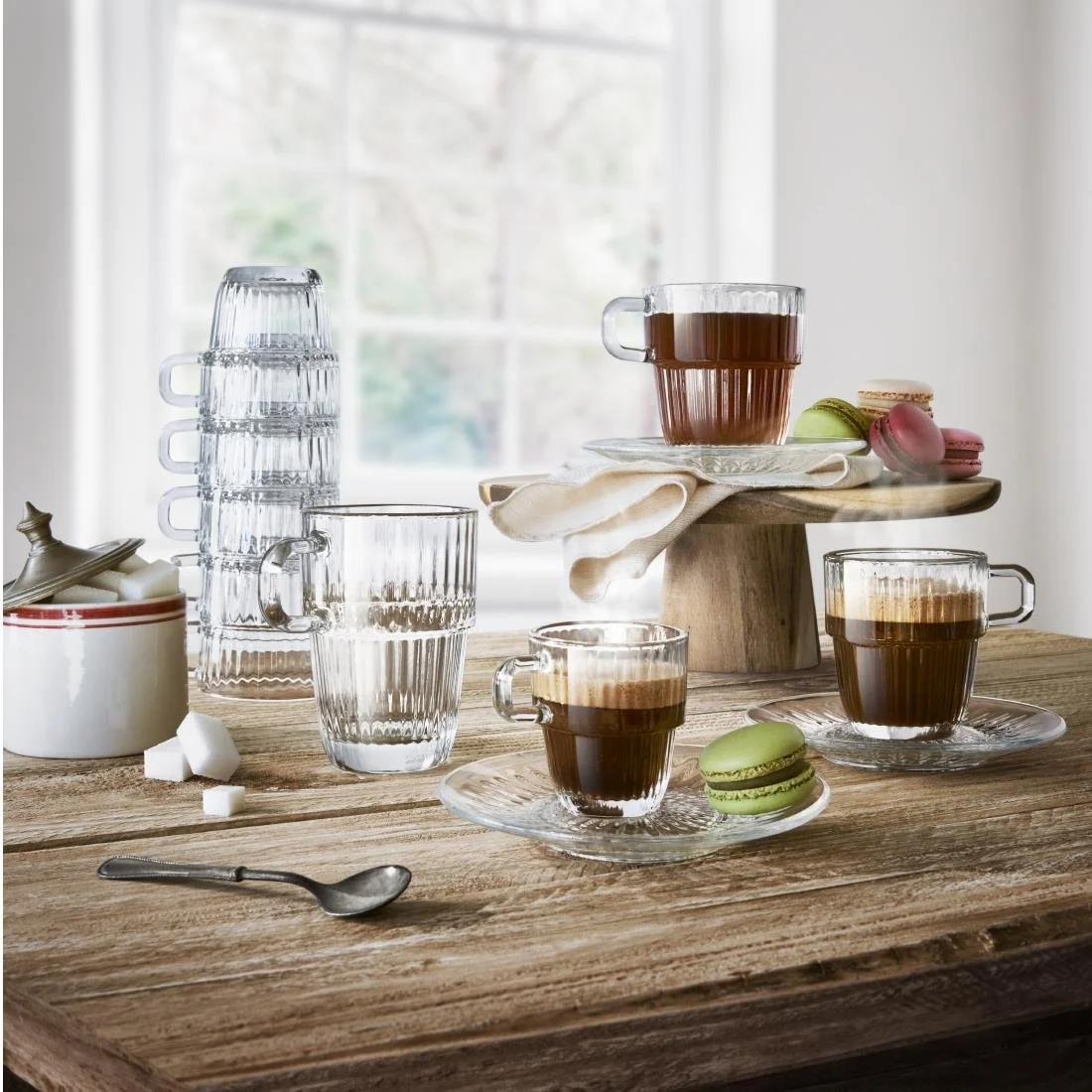 Bormioli Rocco Barshine Tea Saucers 140mm (12 Pack) - Image 3