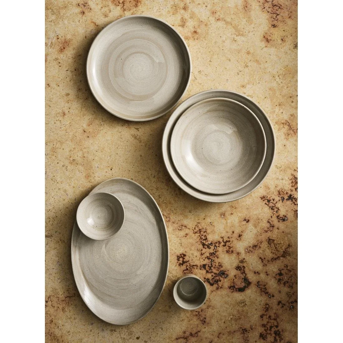 Maham Studio Carnaby Handless Cups Dove 142ml (24 Pack) - Image 3