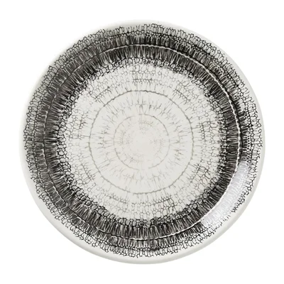 Steelite Petra Coupe Plates Graphite 252.5mm (12 Pack) - Image 1