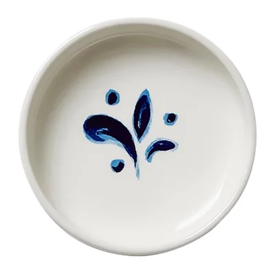 Steelite Messina Round Stacking Trays Blue 102.5mm (12 Pack) - Image 1