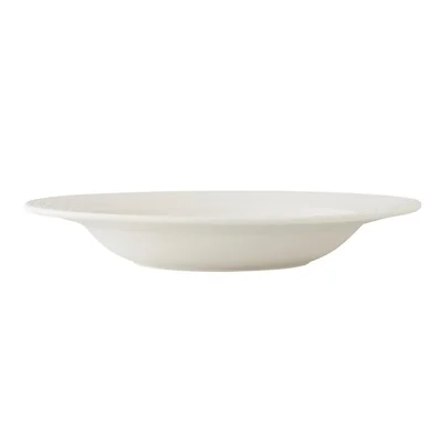 Steelite Concorde Rim Soup Plates Blanc 240mm (12 Pack) - Image 1