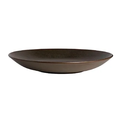 Steelite Off Grid Studio Fire Deep Coupe Plates Timber 280mm (12 Pack) - Image 1