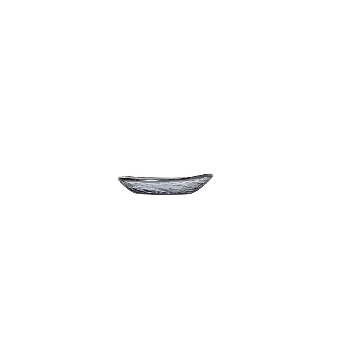 Steelite Scape Glass Smoked Oval Bowls 125mm