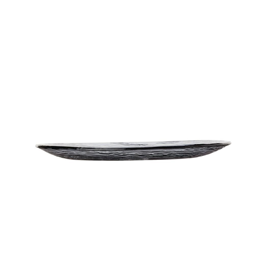 Steelite Scape Glass Platters 300mm Smoked