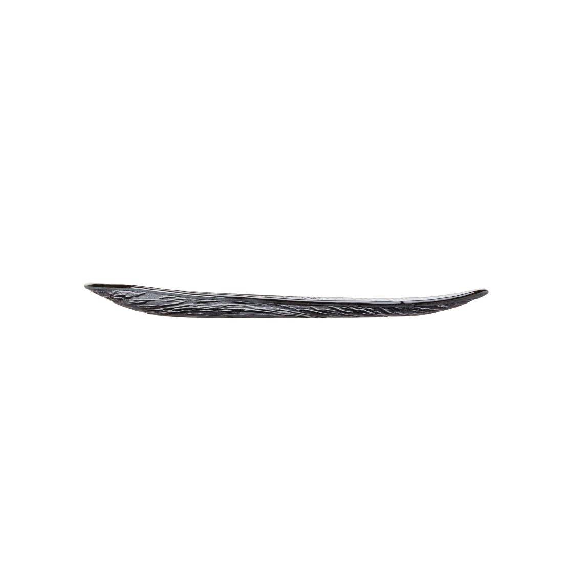 Steelite Scape Smoked Glass Oval Platters 300mm