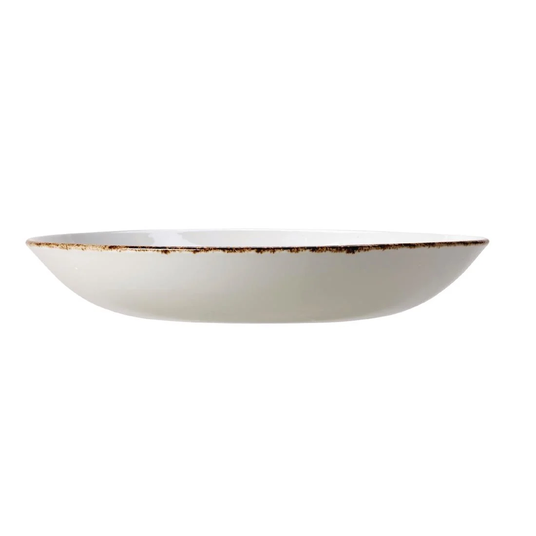 Steelite Brown Dapple Coupe Plates 153mm