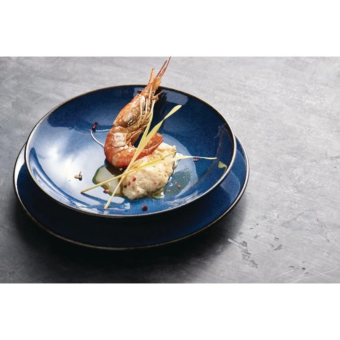 Rene Ozorio Wabi Sabi Coupe Bowls Indigo 260mm (6 Pack) - Image 3