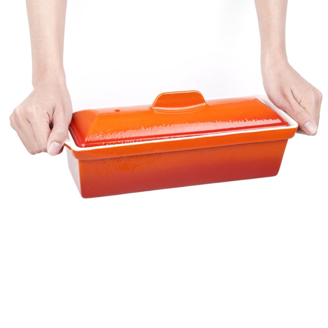 Vogue Orange Pate Terrine Mould 1.7Ltr