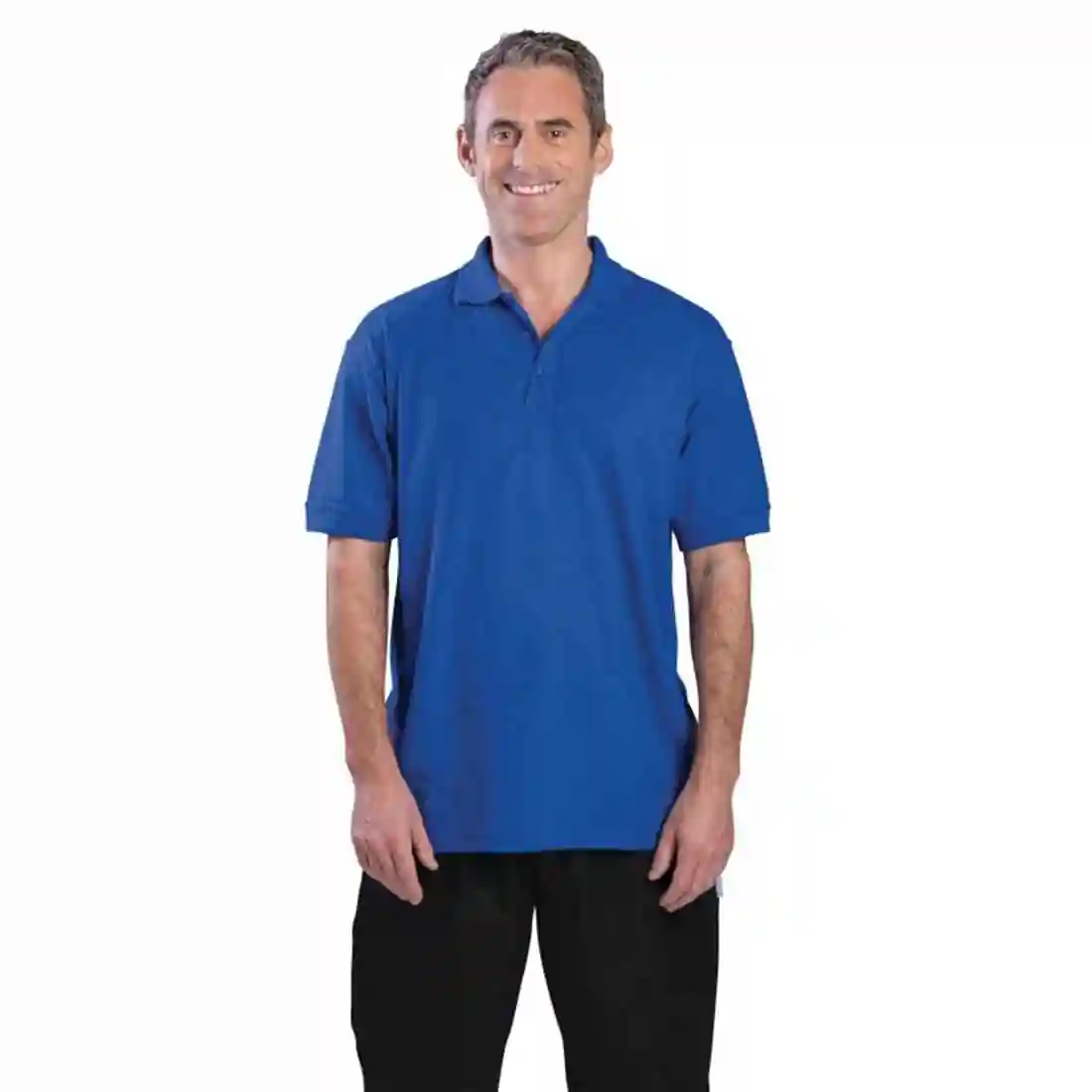 Unisex Polo Shirt Royal Blue M