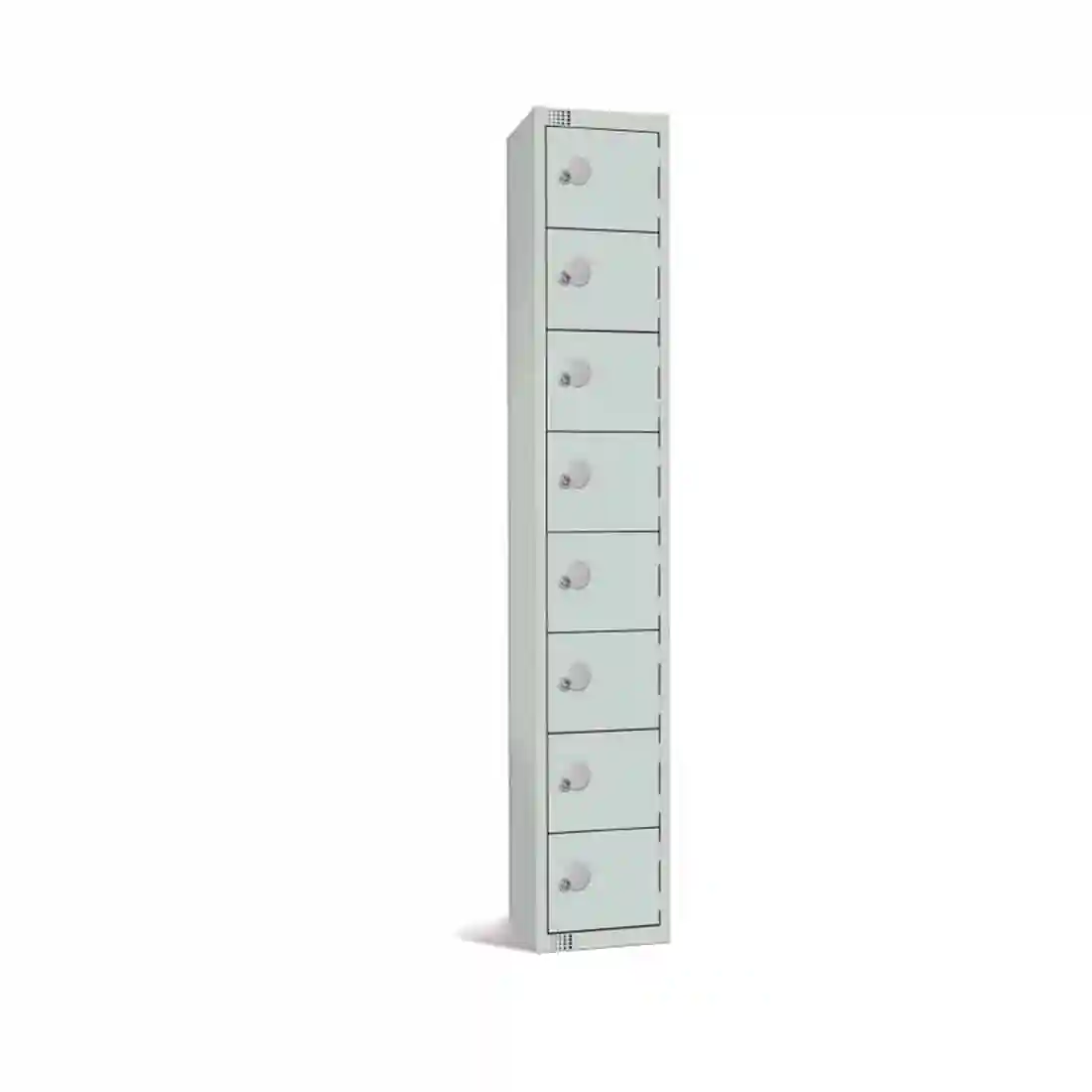 Elite Eight Door Camlock Locker Grey