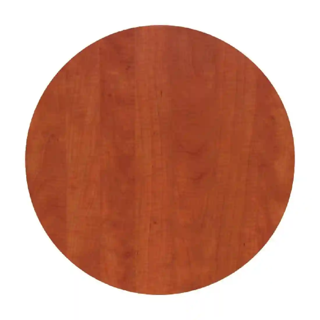 Werzalit Pre-drilled Round Table Top Wild Pear Cognac 800mm